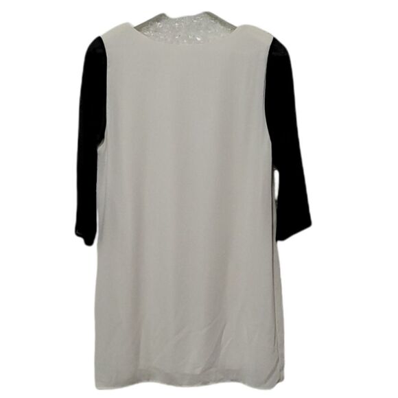 Anthropologie/Everly Colorblock Long Sleeve Dress - Picture 2 of 4